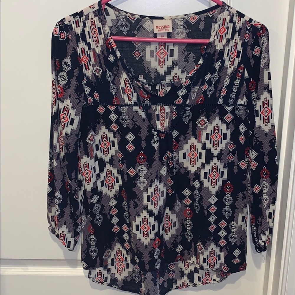Aztec blouse
